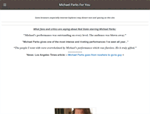 Tablet Screenshot of michaelparks4u.com